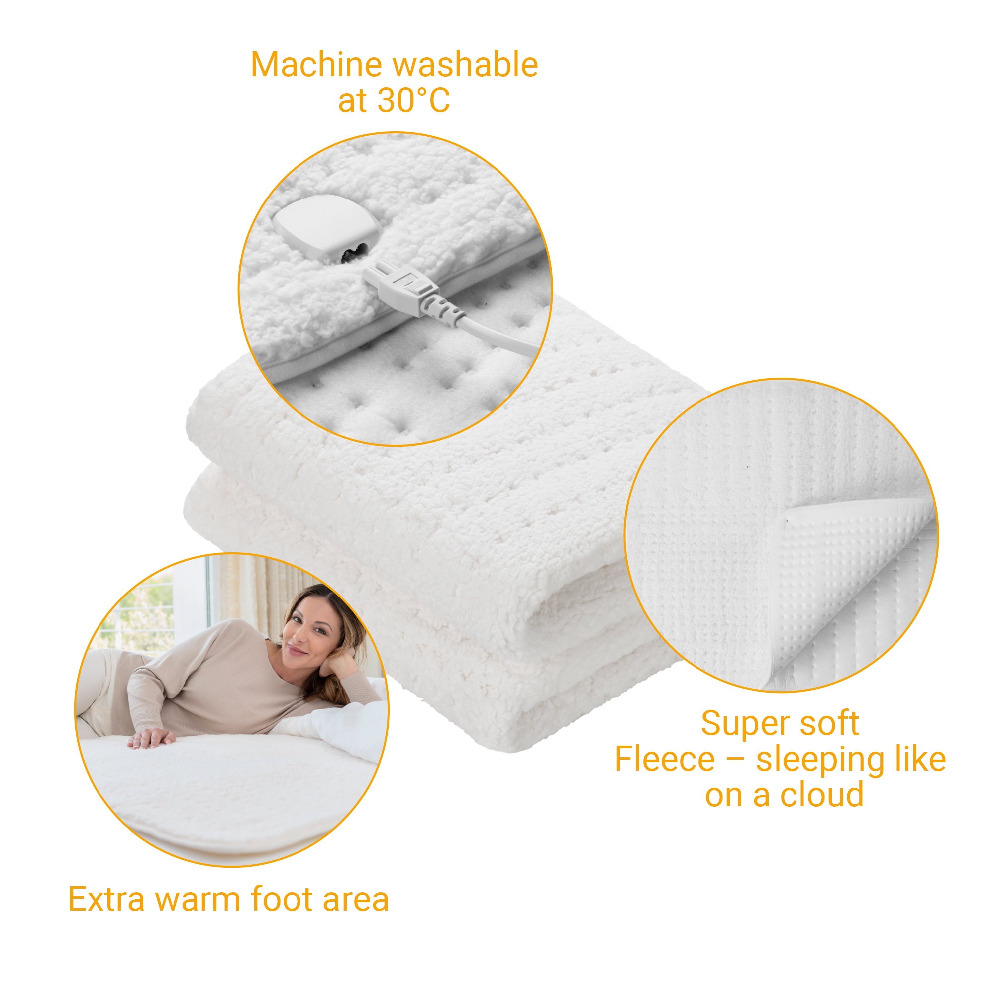 Medisana HU 672 Wärmeunterbett Maxi Fleece