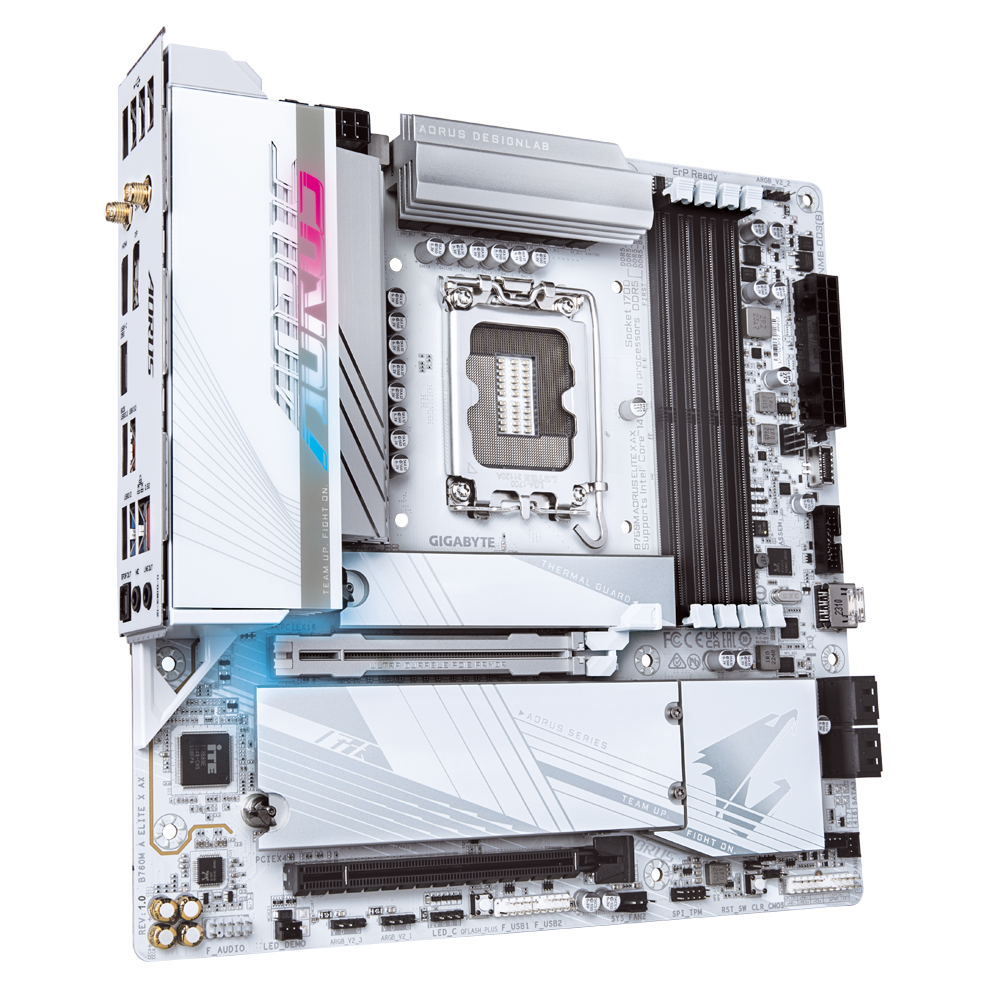 GIGABYTE AORUS B760M ELITE X AX mATX Mainboard Sockel LGA1700