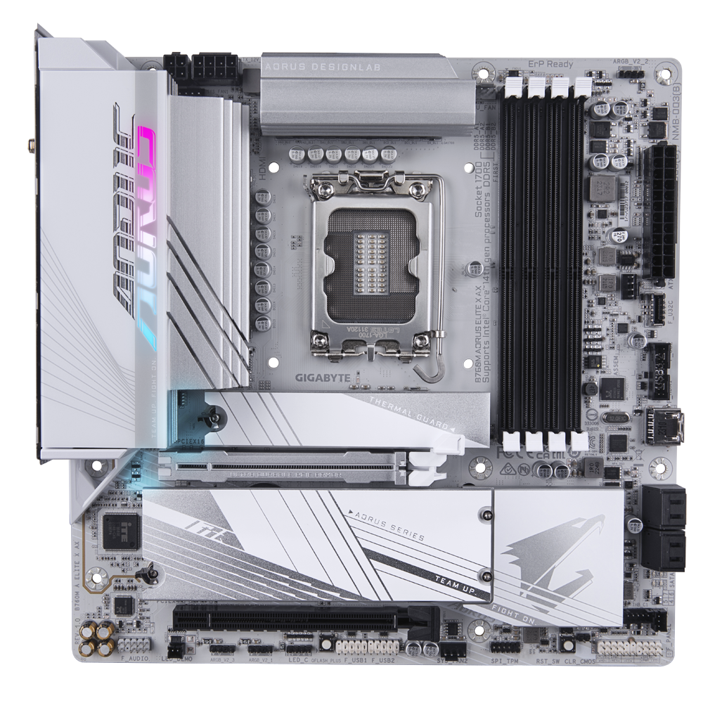 GIGABYTE AORUS B760M ELITE X AX mATX Mainboard Sockel LGA1700