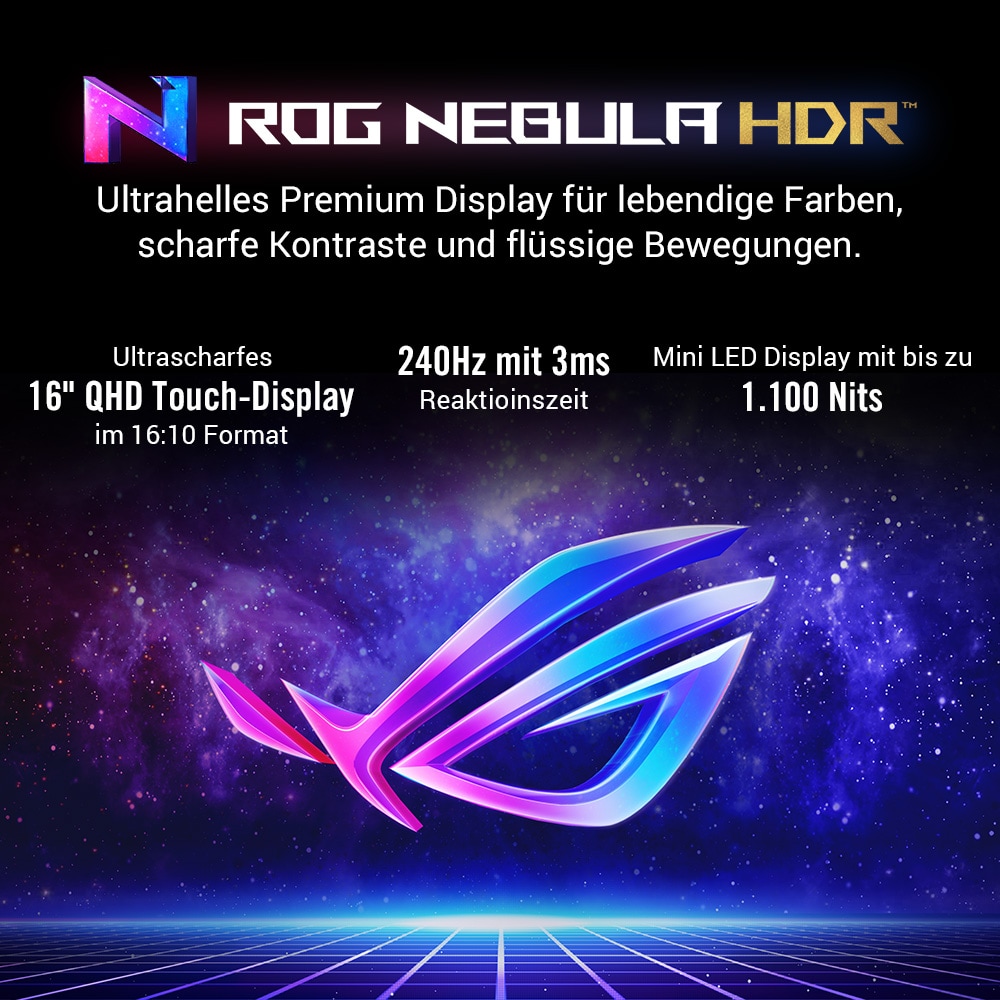 ASUS ROG Flow X16 GV601VI-NL019W 16" QHD+ MiniLED i9-13900H RTX4070 32GB/2TB W11