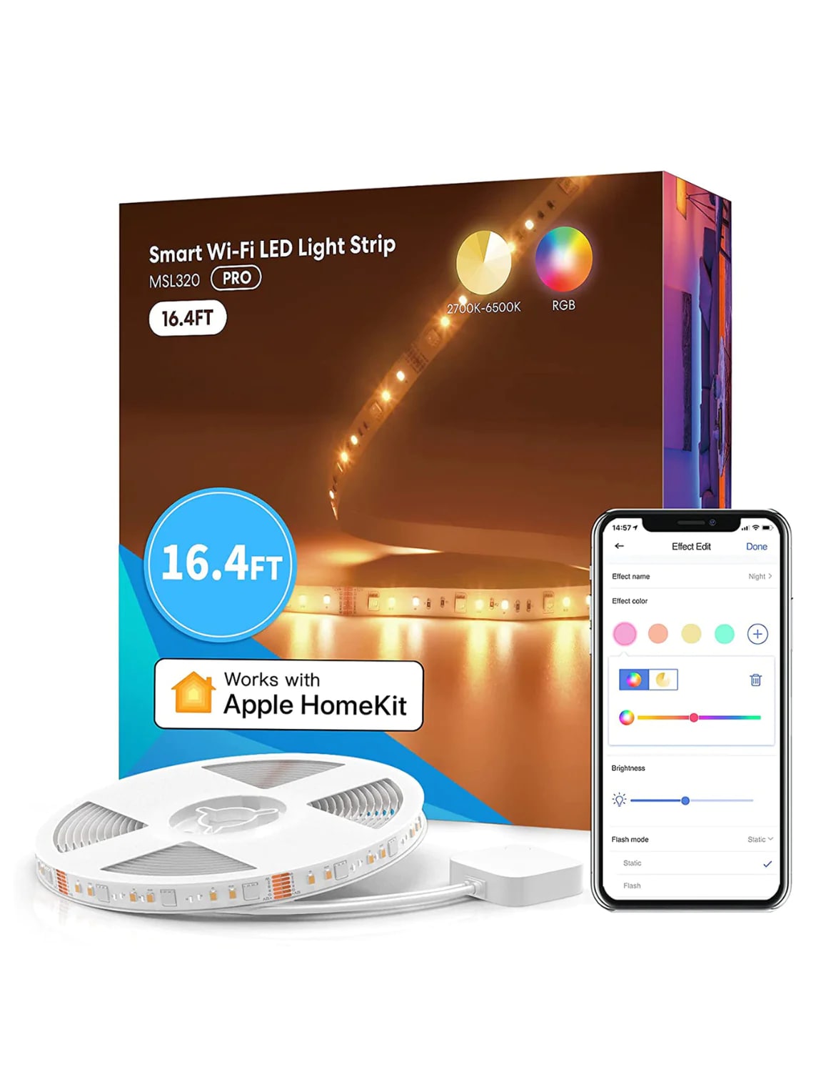 Meross Smart Wi-Fi LED Strip 5 meter