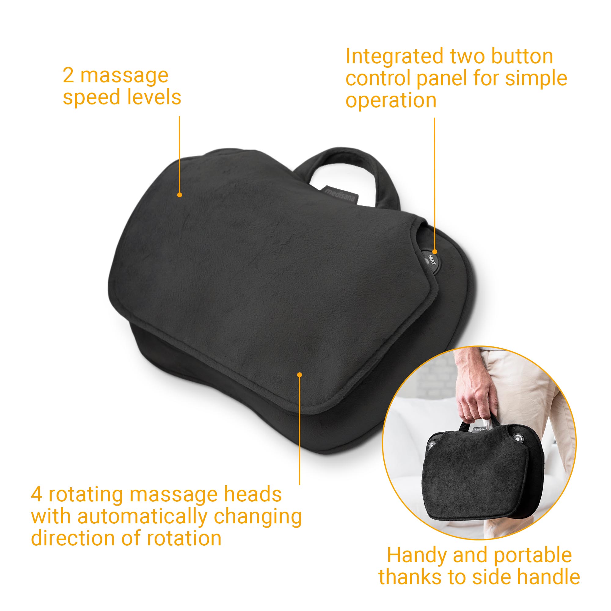 Medisana MC 850 Shiatsu-Massagekissen