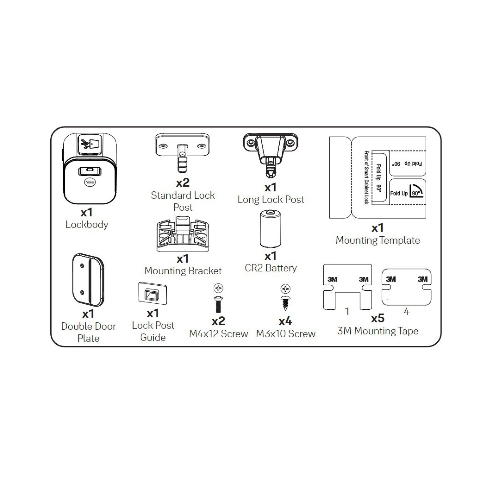 Yale Smart Cabinet Lock - Intelligentes Möbelschloss