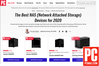 ASUSTOR AS5202T Nimbustor 2 NAS System 2-bay