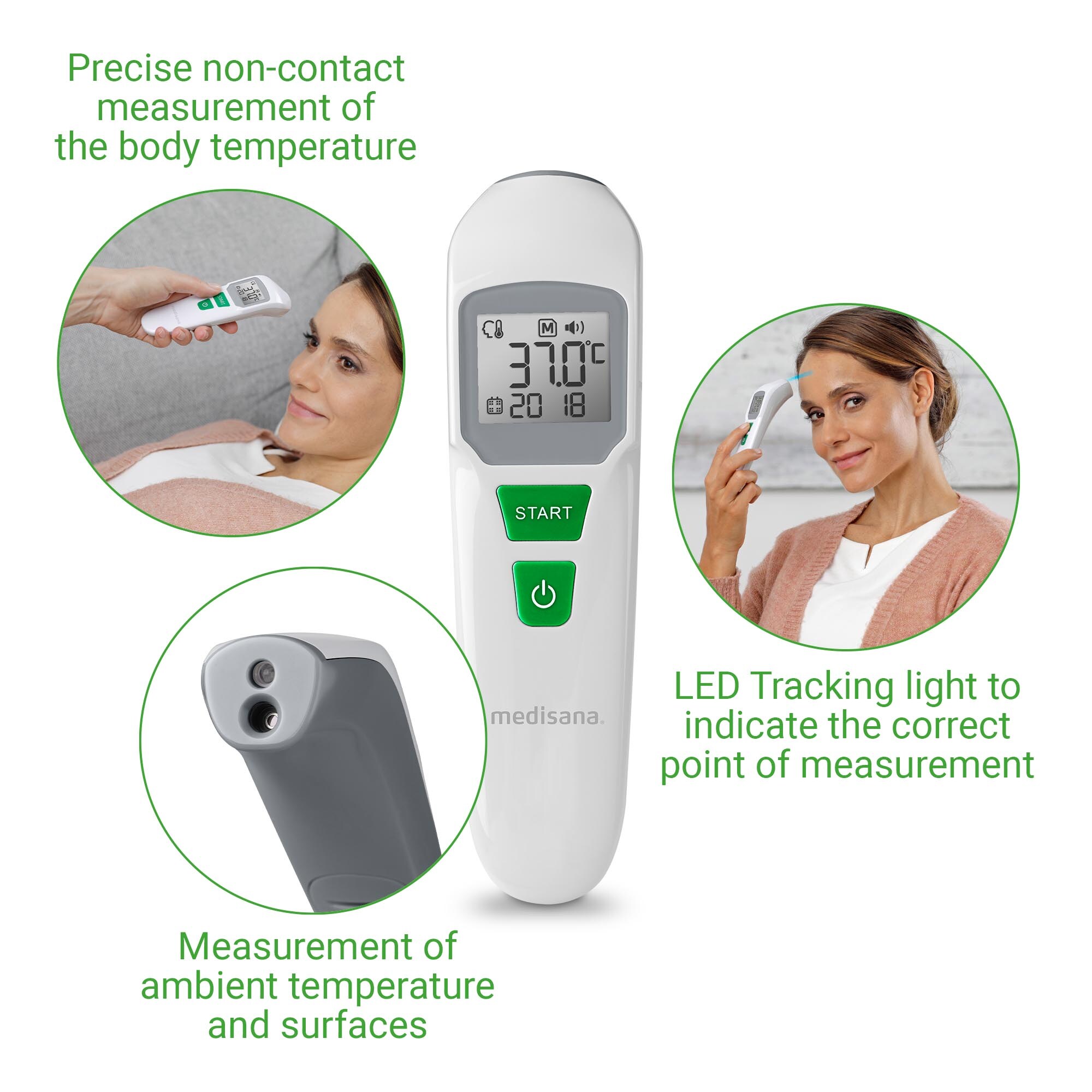 Medisana TM 762 Infrarot-Multifunktionsthermometer