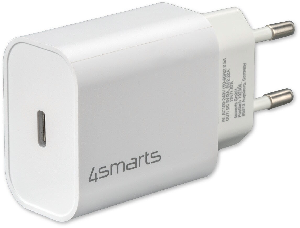 4smarts Schnelllade-Set 20W mit 1.5m USB-C zu USB-C Kabel