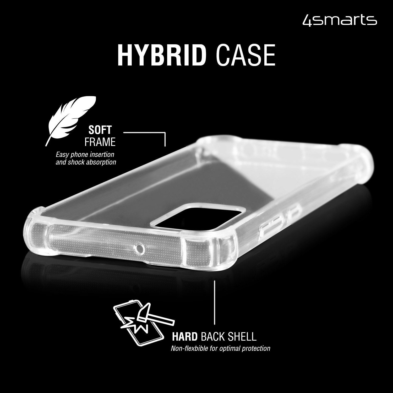 4Smarts Hybrid Ibiza UltiMag für iPhone 14 Plus - transparent