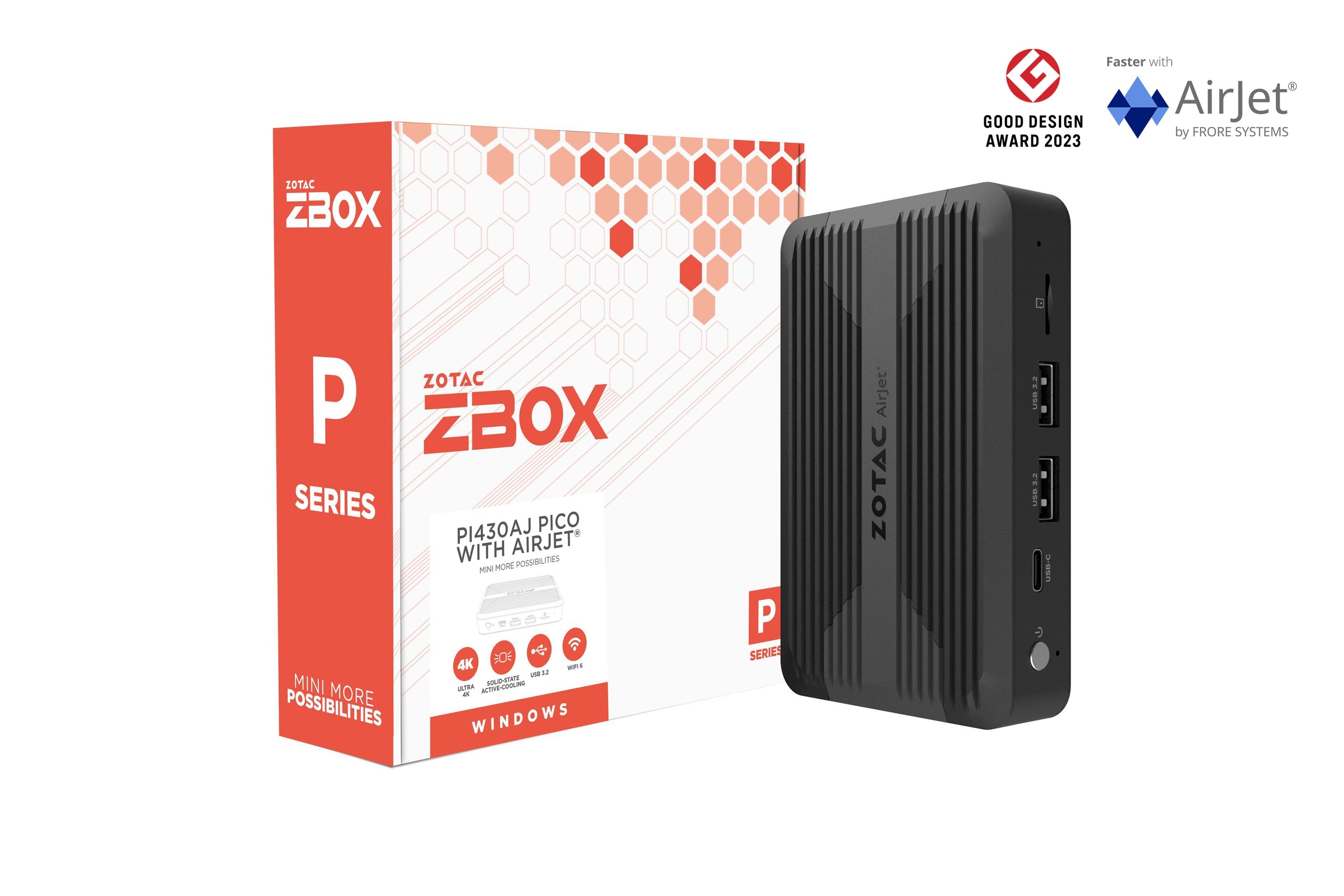 ZOTAC ZBOX PI430AJ PICO i3-N300 8GB/512GB Intel UHD W11