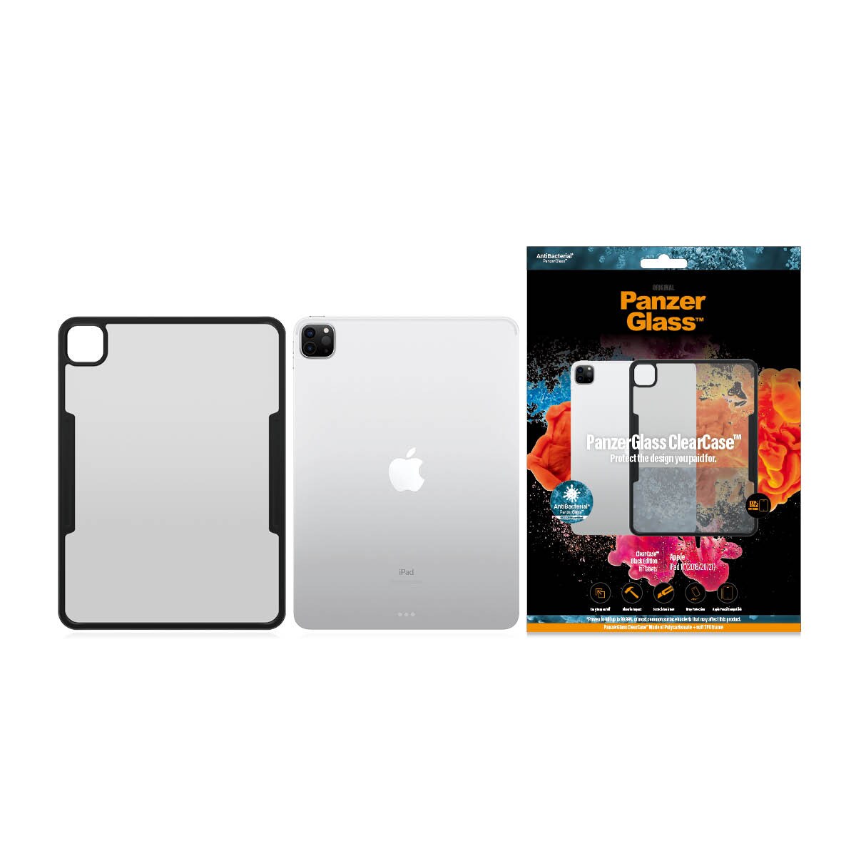 PanzerGlass® ClearCase™ schwarz für Apple iPad Pro 11″