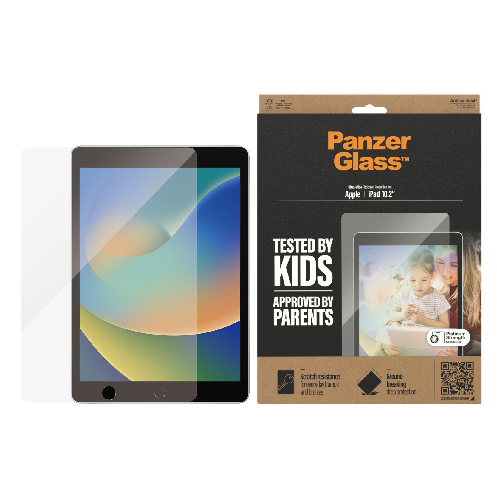 PanzerGlass™ Displayschutzglas für Apple iPad 10.2" (2019|2020|2021)