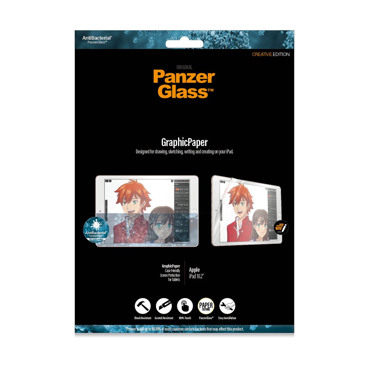 PanzerGlass™ GraphicPaper® Displayschutzglas für iPad 10.2" (2019|2020|2021)