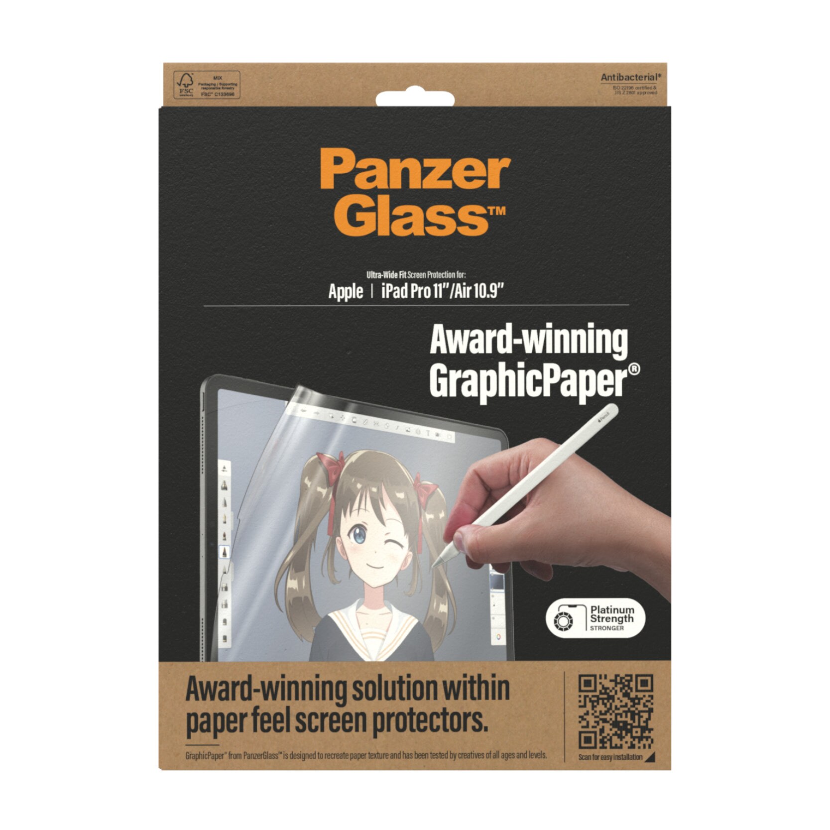 PanzerGlass™ GraphicPaper® Displayschutzglas für iPad Air (2020|2022), Pro 11"