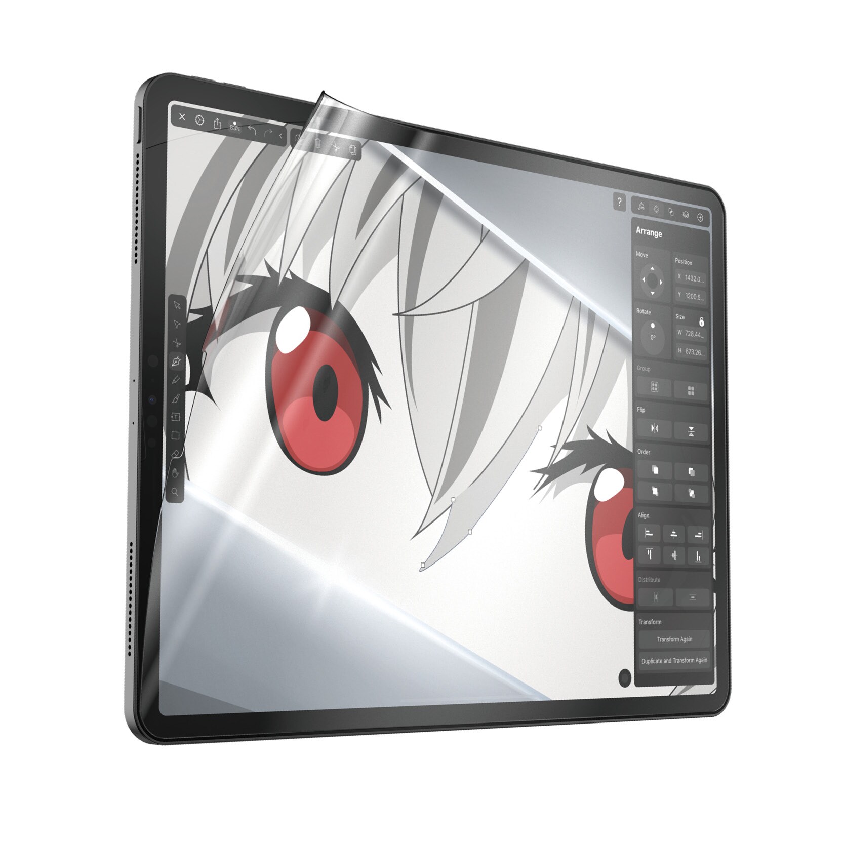 PanzerGlass™ GraphicPaper® Displayschutzglas für Apple iPad 12.9″