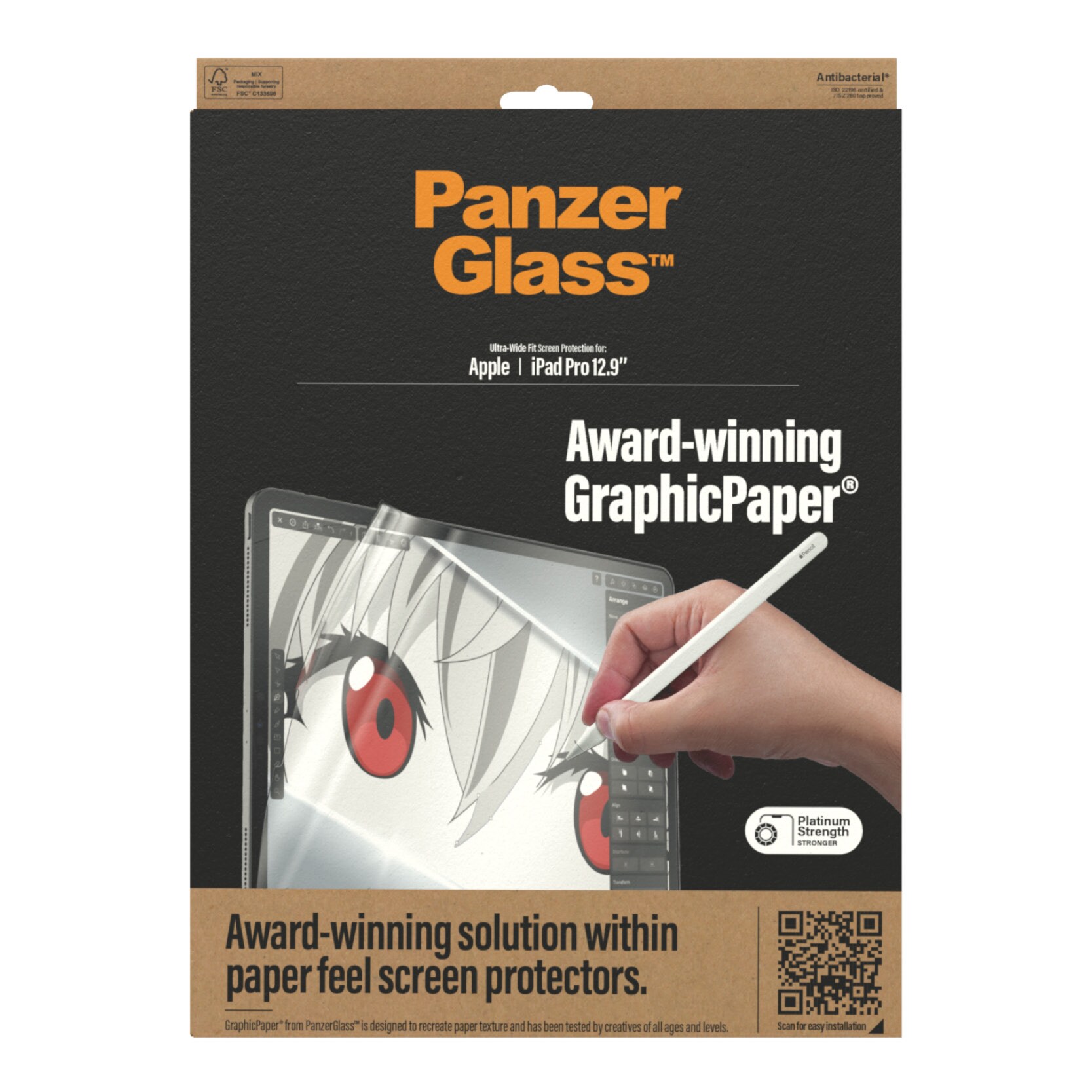 PanzerGlass™ GraphicPaper® Displayschutzglas für Apple iPad 12.9″