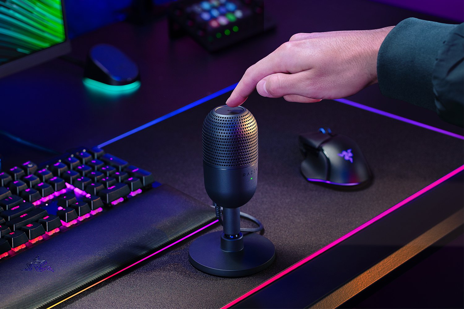 RAZER Seiren V3 Mini - Ultra kompaktes USB-Mikrofon mit Tap-to-Mute