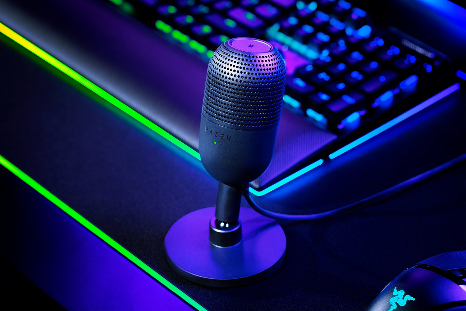 RAZER Seiren V3 Mini - Ultra kompaktes USB-Mikrofon mit Tap-to-Mute