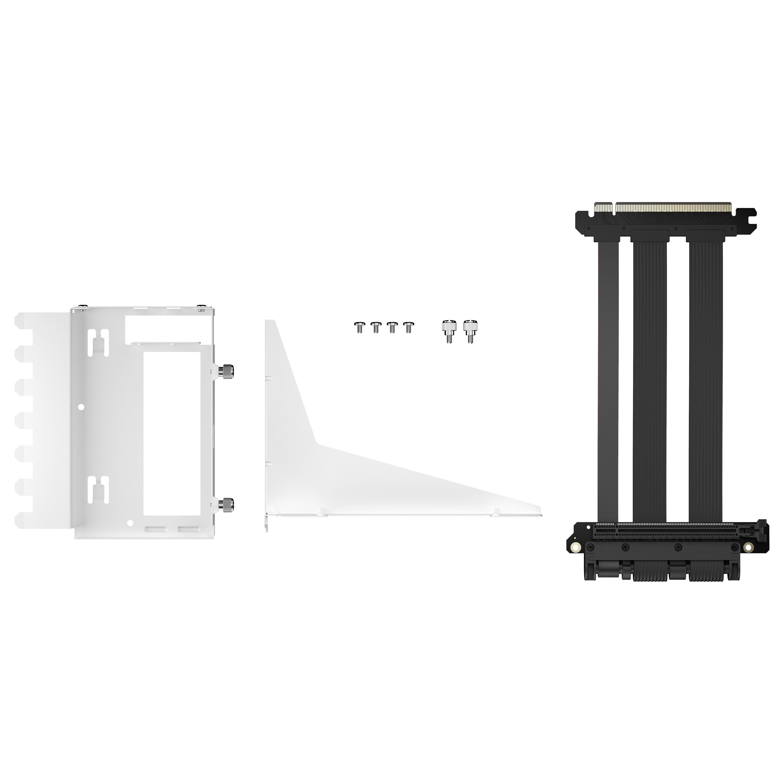 Fractal Design Flex 2 PCIe 4.0 White Riser Kabel für Fractal Design Gehäuse