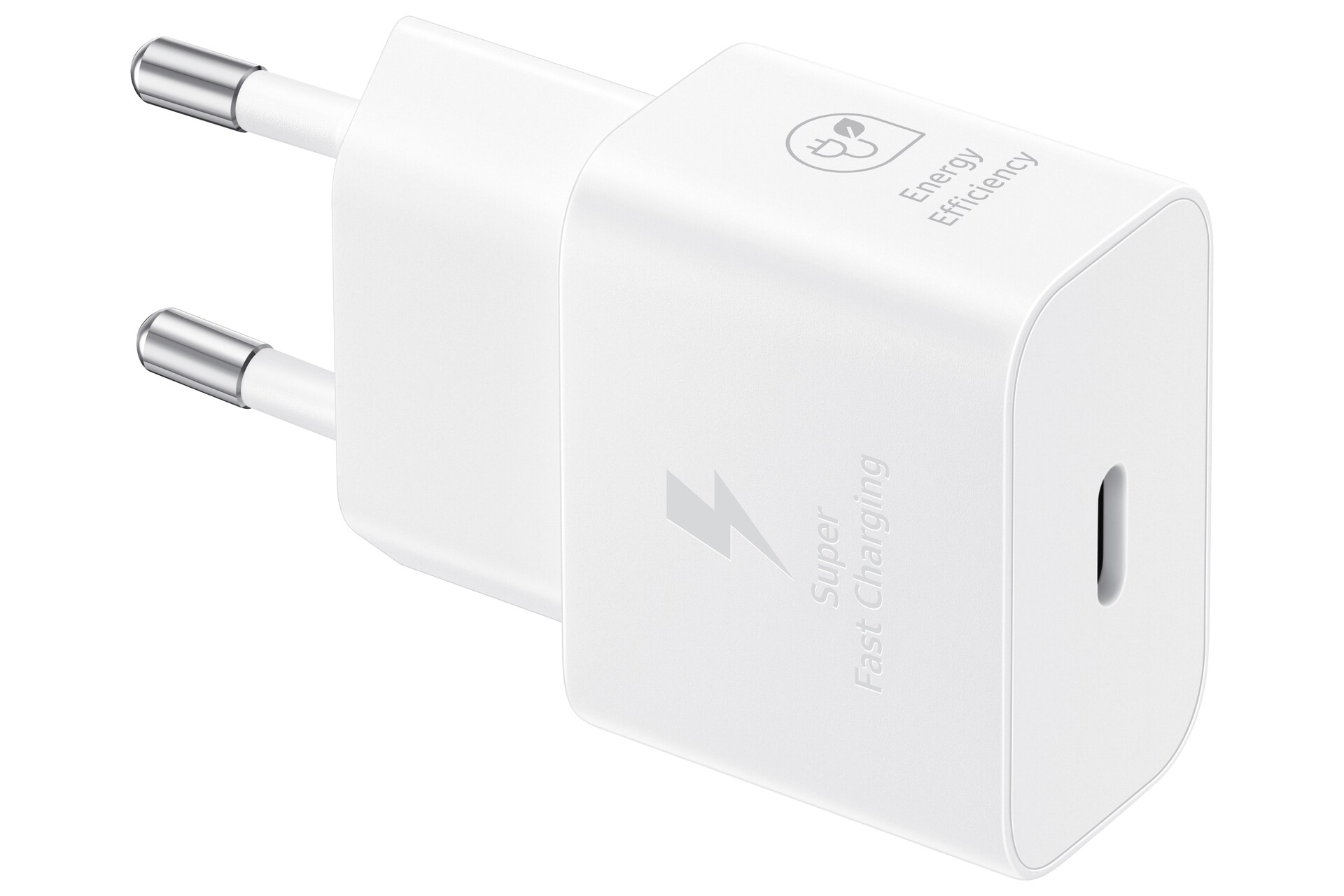 Samsung Schnellladegerät T2510 USB-C 25W mit Datenkabel, Weiß