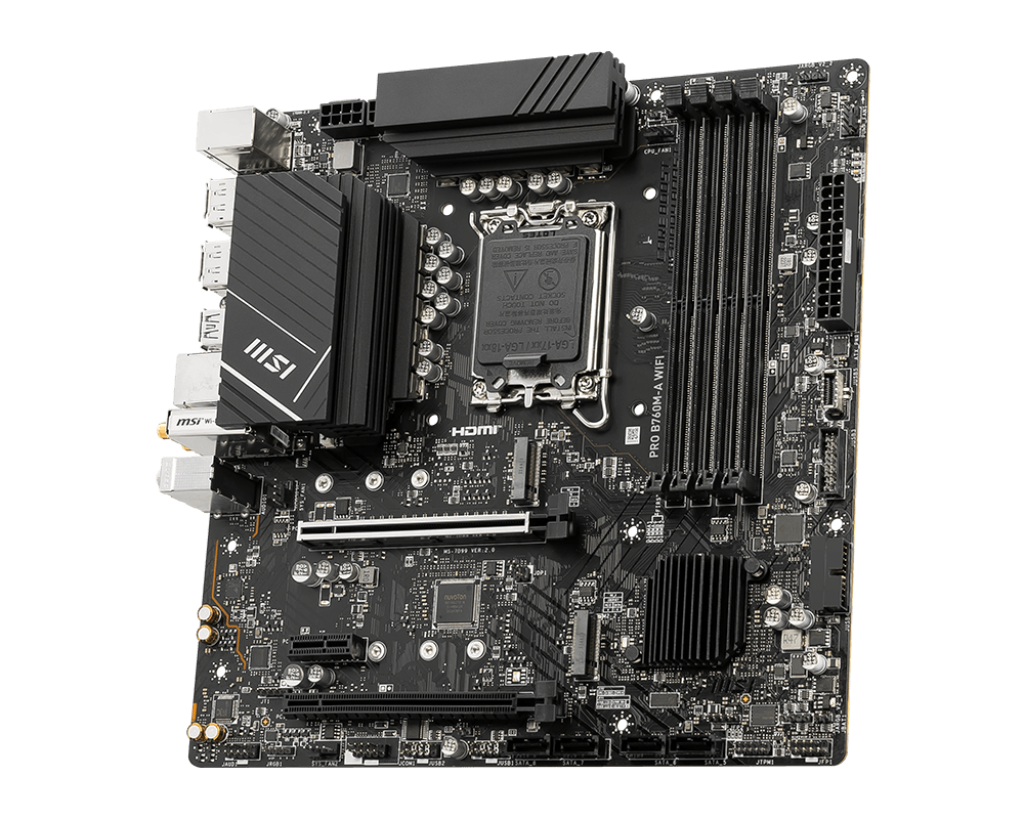 MSI PRO B760M-A WIFI Mainboard Sockel 1700 mATX