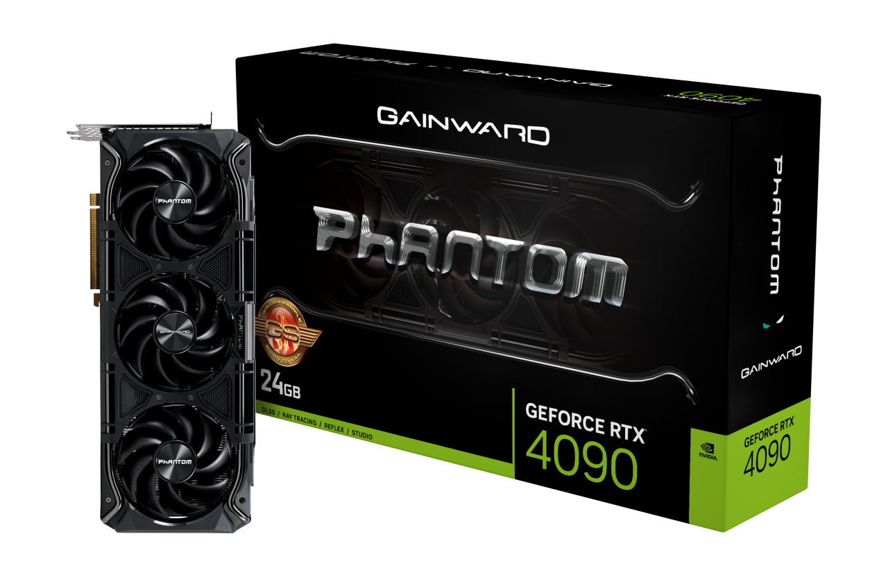 GAINWARD GeForce RTX 4090 24GB GDDR6X Phantom GS Grafikkarte HDMI/3xDP