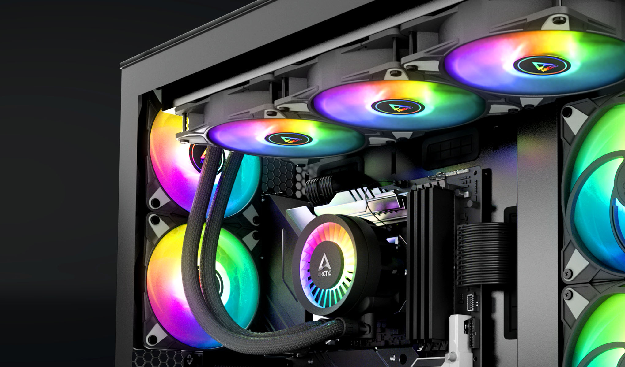 Arctic Liquid Freezer III 420 A-RGB Komplettwasserkühlung für AMD und Intel CPU