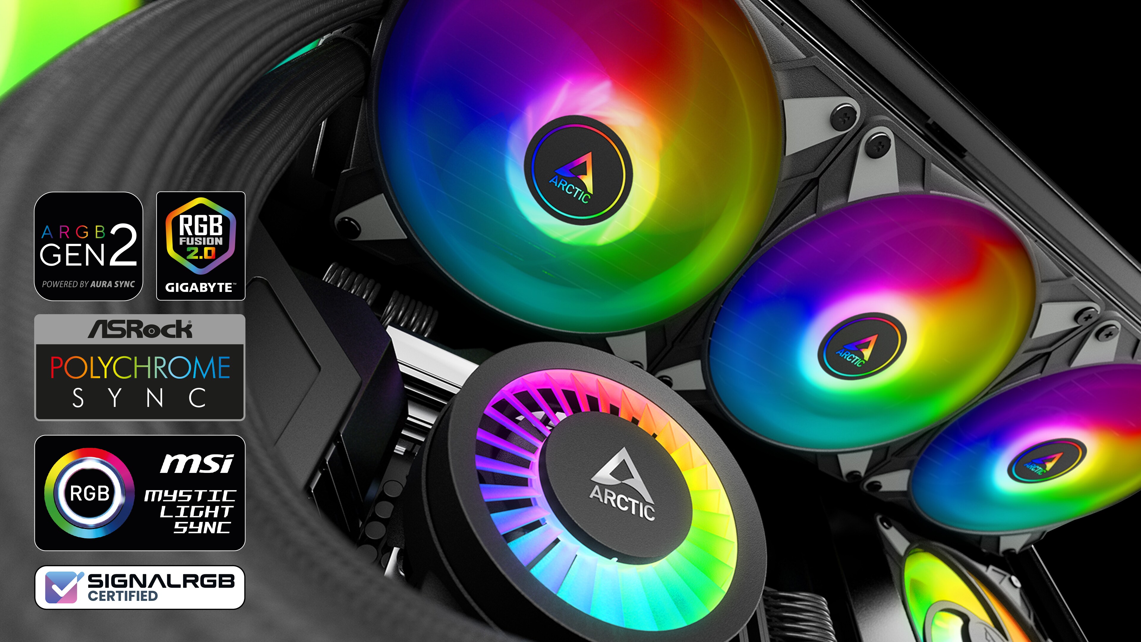 Arctic Liquid Freezer III 420 A-RGB Komplettwasserkühlung für AMD und Intel CPU