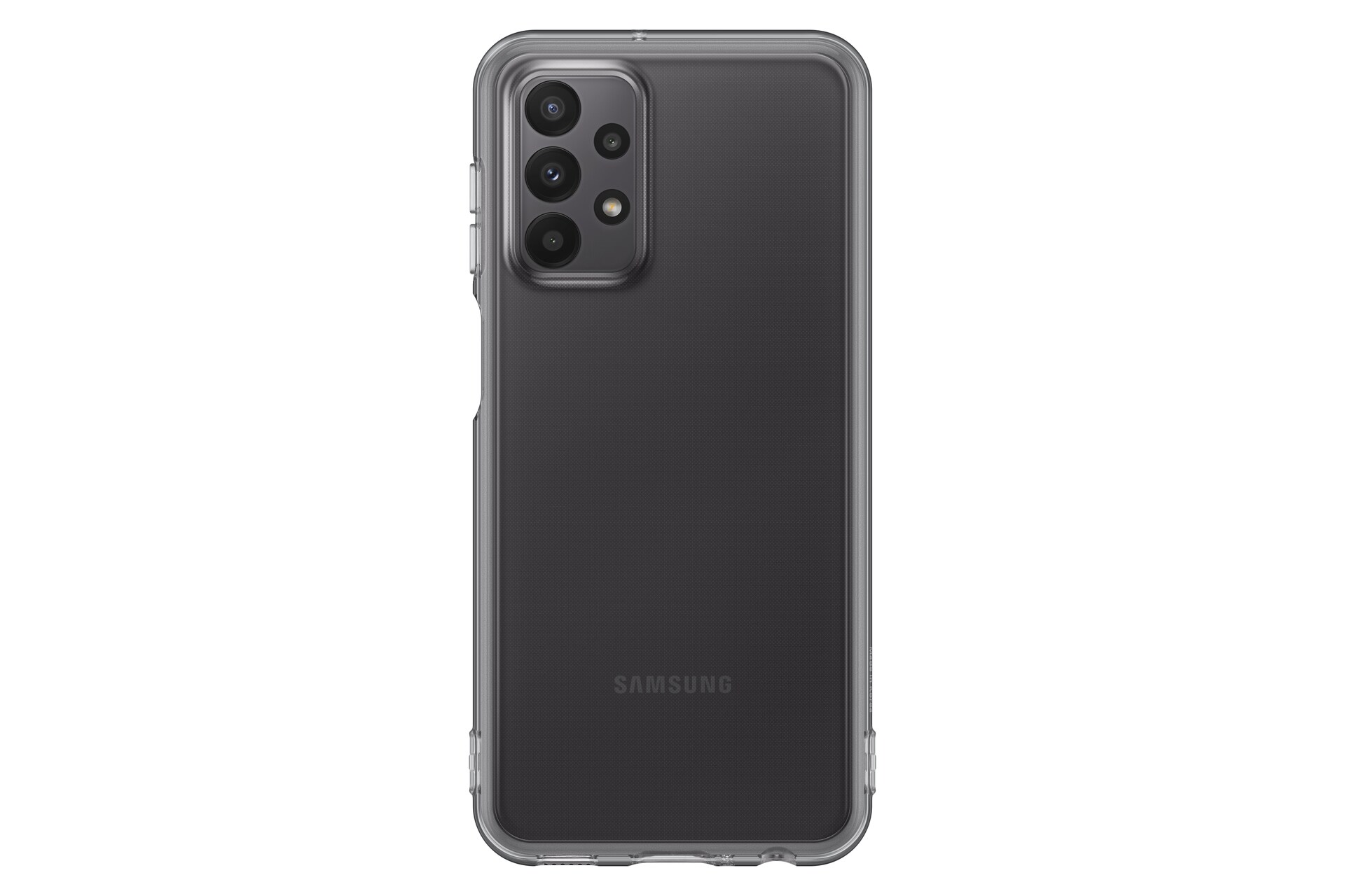 Samsung Soft Clear Cover EF-QA235 - Galaxy A23 5G, Black