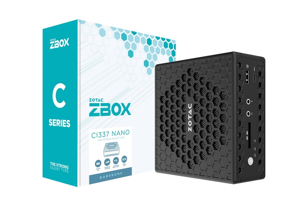 ZOTAC ZBOX CI337 NANO N100 0GB/0GB Intel UHD nOS