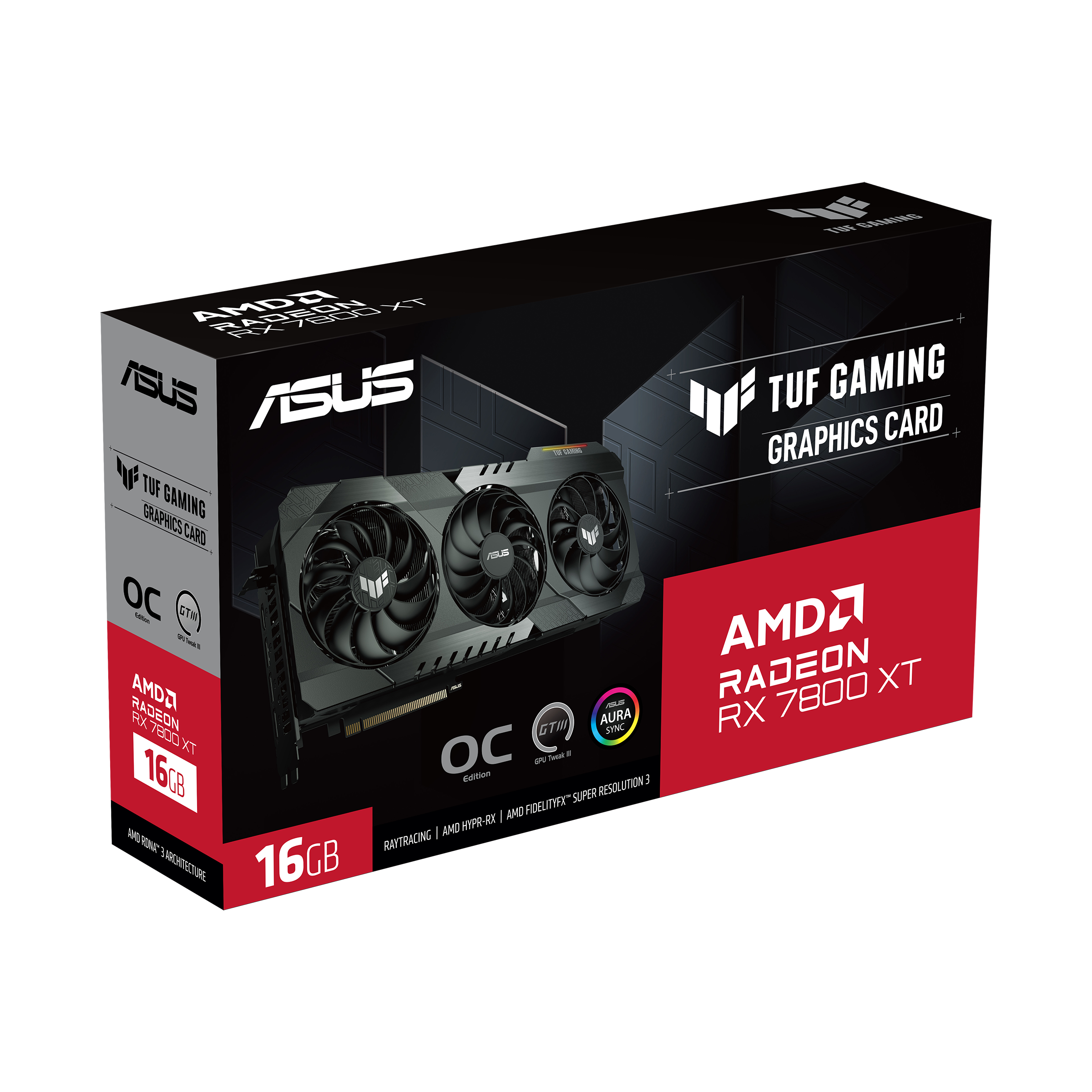 ASUS TUF Radeon RX 7800 XT OC Gaming 16GB GDDR6 Grafikkarte