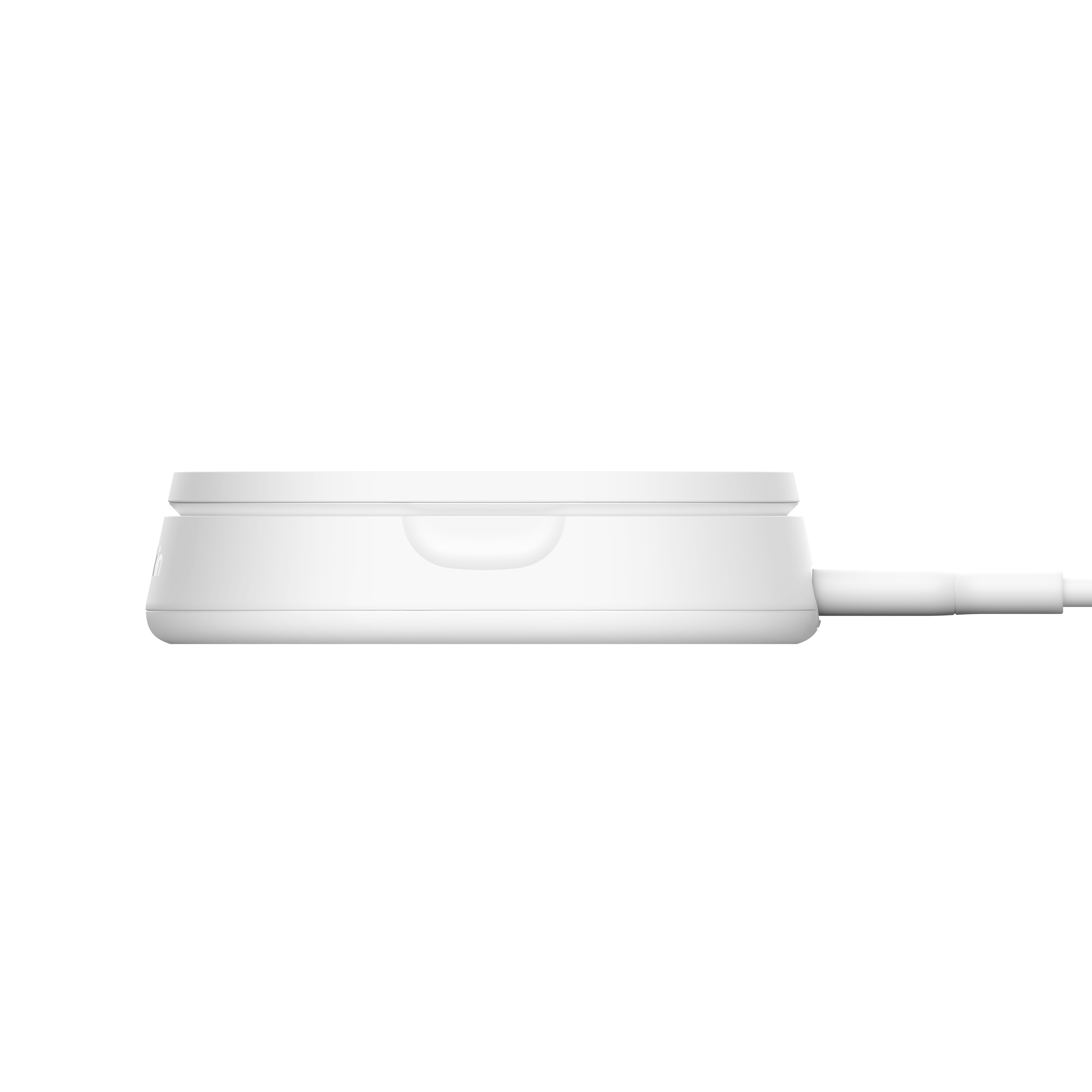 Belkin BOOST CHARGE PRO Qi2 15W magnetisch, verstellbar, 1.5m Kabel, weiß