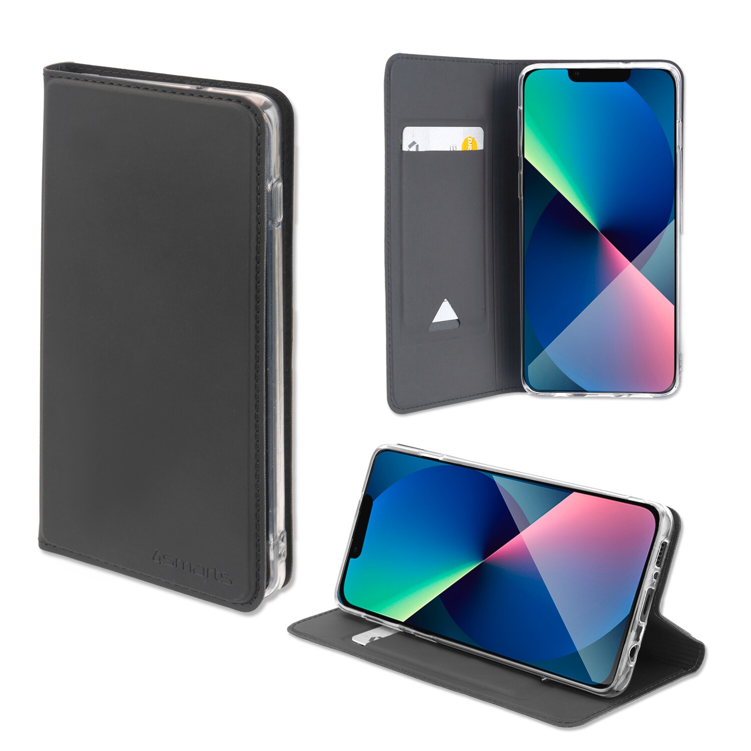 4Smarts Flip Case Urban Lite für iPhone 14 Plus - schwarz