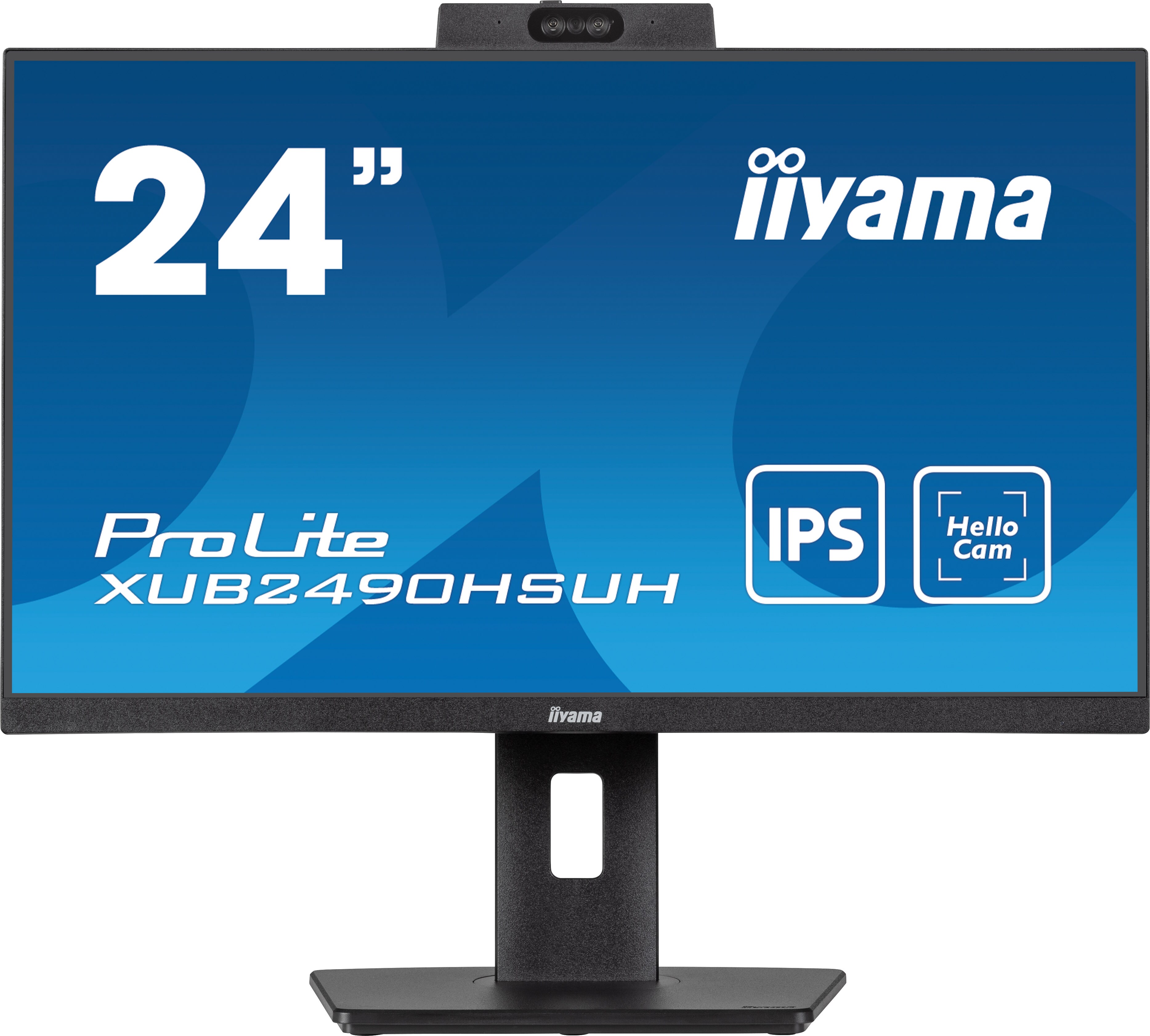 iiyama ProLite XUB2490HSUH-B1 60,4cm (23,8") FHD IPS Monitor HDMI/DP Webcam