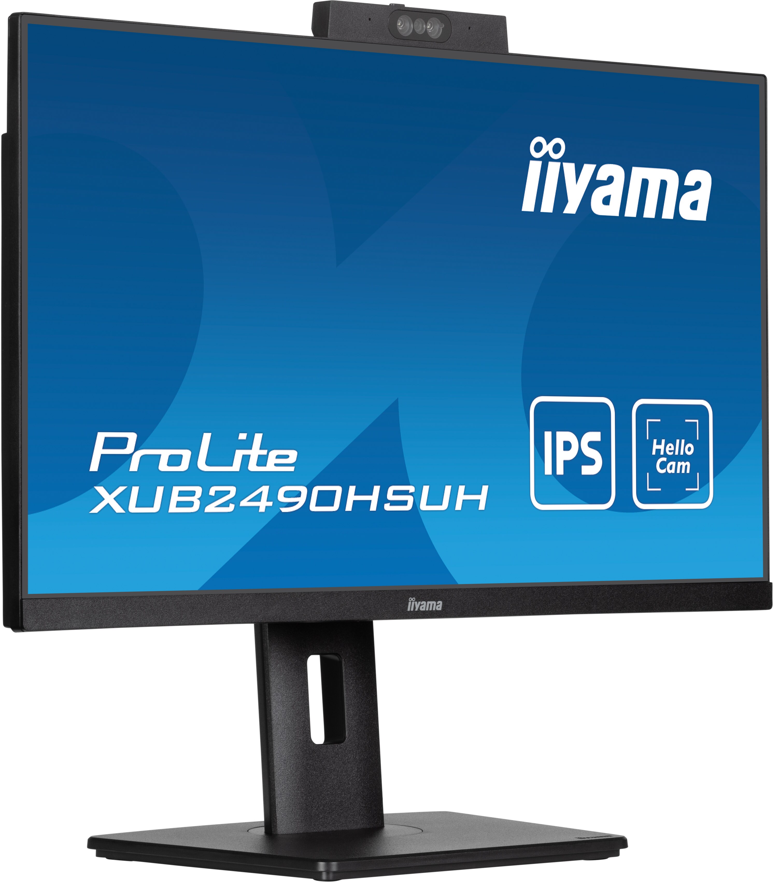 iiyama ProLite XUB2490HSUH-B1 60,4cm (23,8") FHD IPS Monitor HDMI/DP Webcam