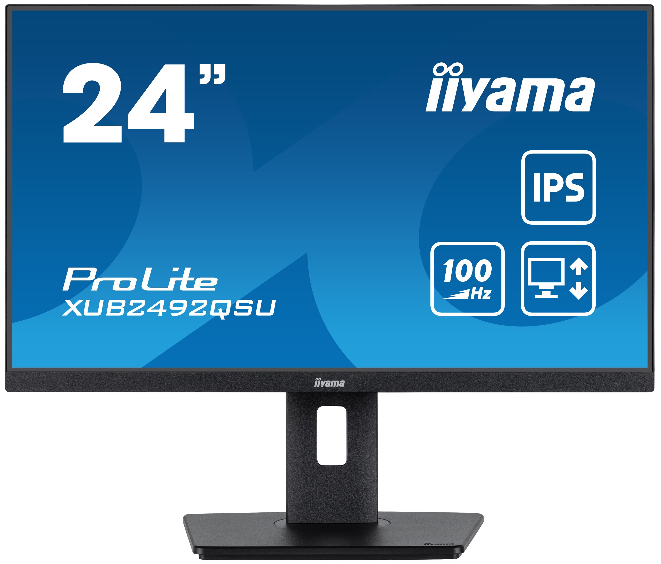 iiyama ProLite XUB2492QSU-B1 60,5cm (23,8") WQHD IPS Monitor HDMI/DP/USB-C