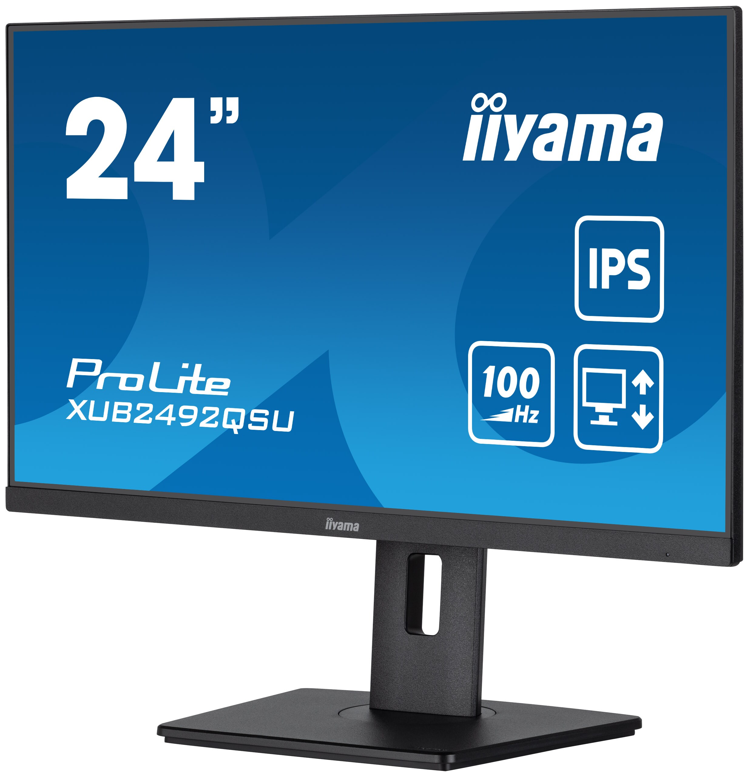 iiyama ProLite XUB2492QSU-B1 60,5cm (23,8") WQHD IPS Monitor HDMI/DP/USB-C