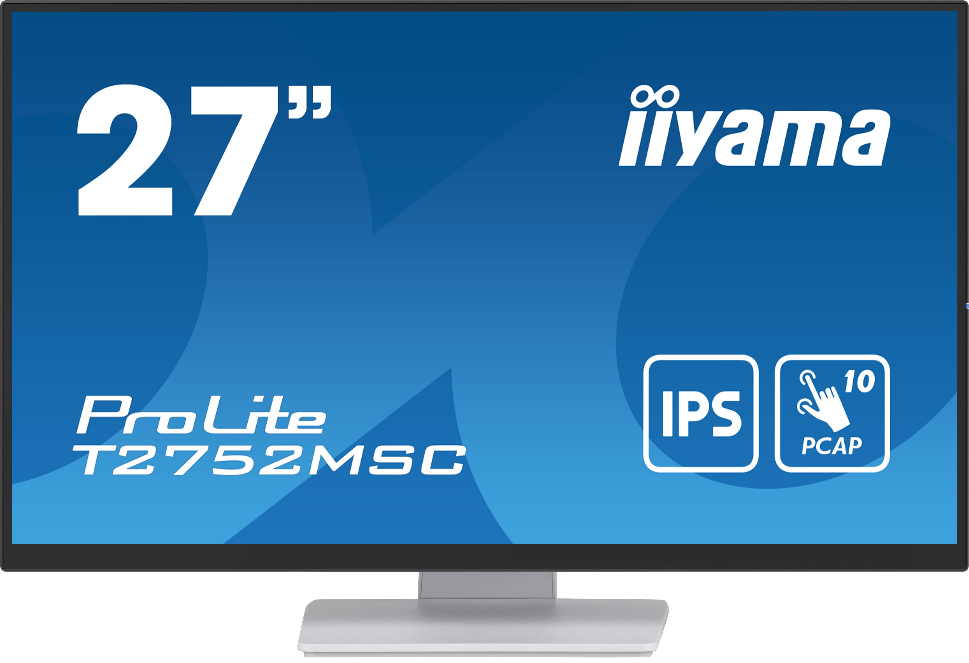 iiyama ProLite T2752MSC-W1 68,6cm (27") FHD IPS Multi-Touch Monitor weiß HDMI/DP