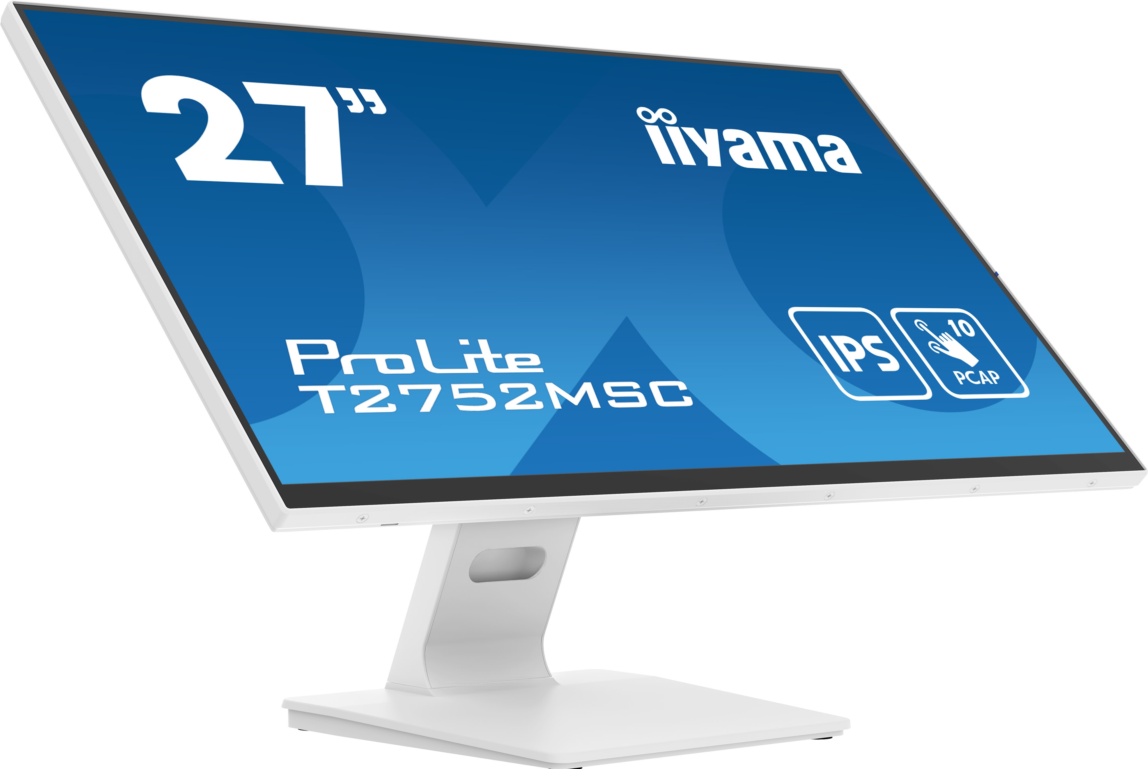 iiyama ProLite T2752MSC-W1 68,6cm (27") FHD IPS Multi-Touch Monitor weiß HDMI/DP