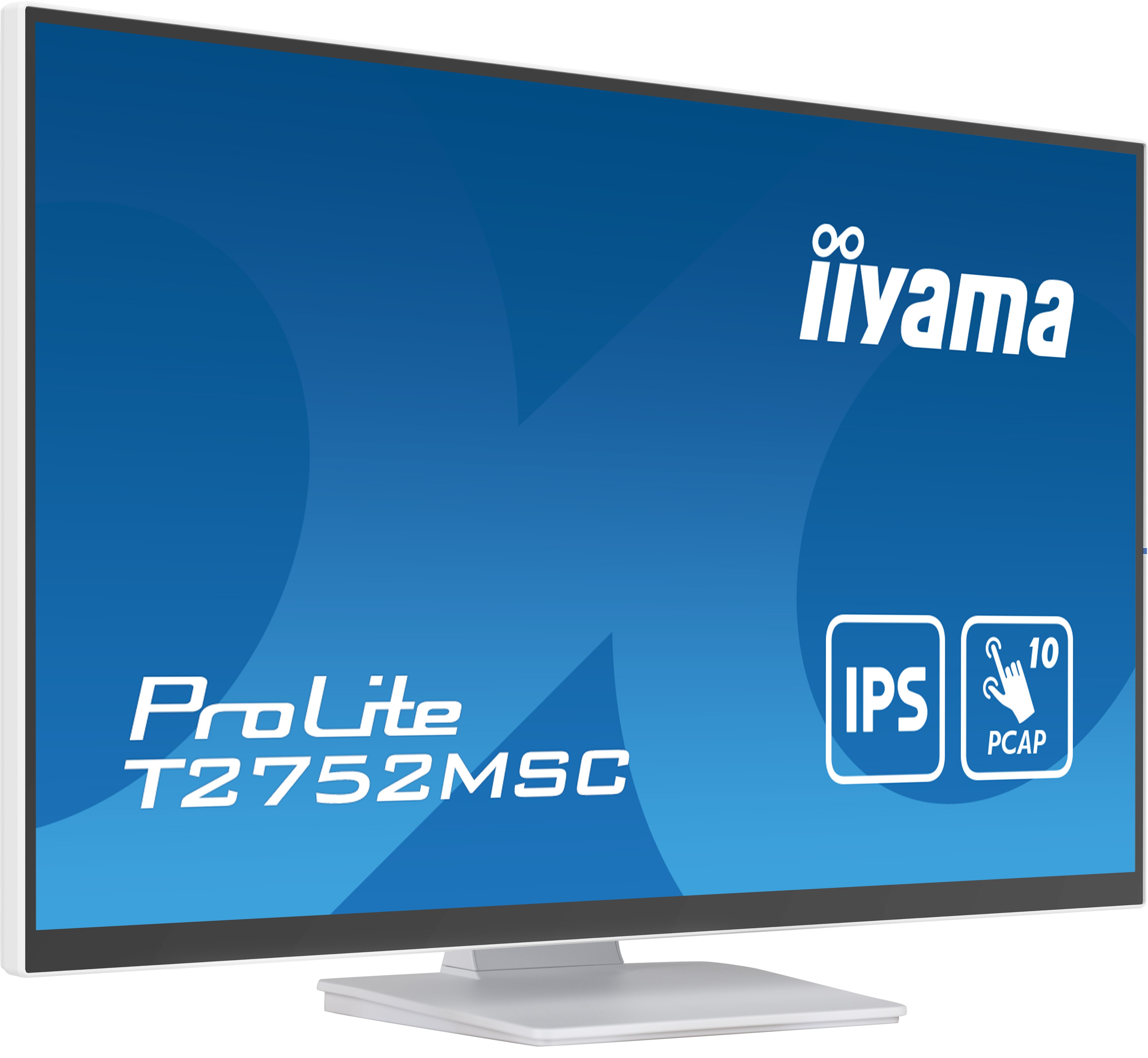 iiyama ProLite T2752MSC-W1 68,6cm (27") FHD IPS Multi-Touch Monitor weiß HDMI/DP