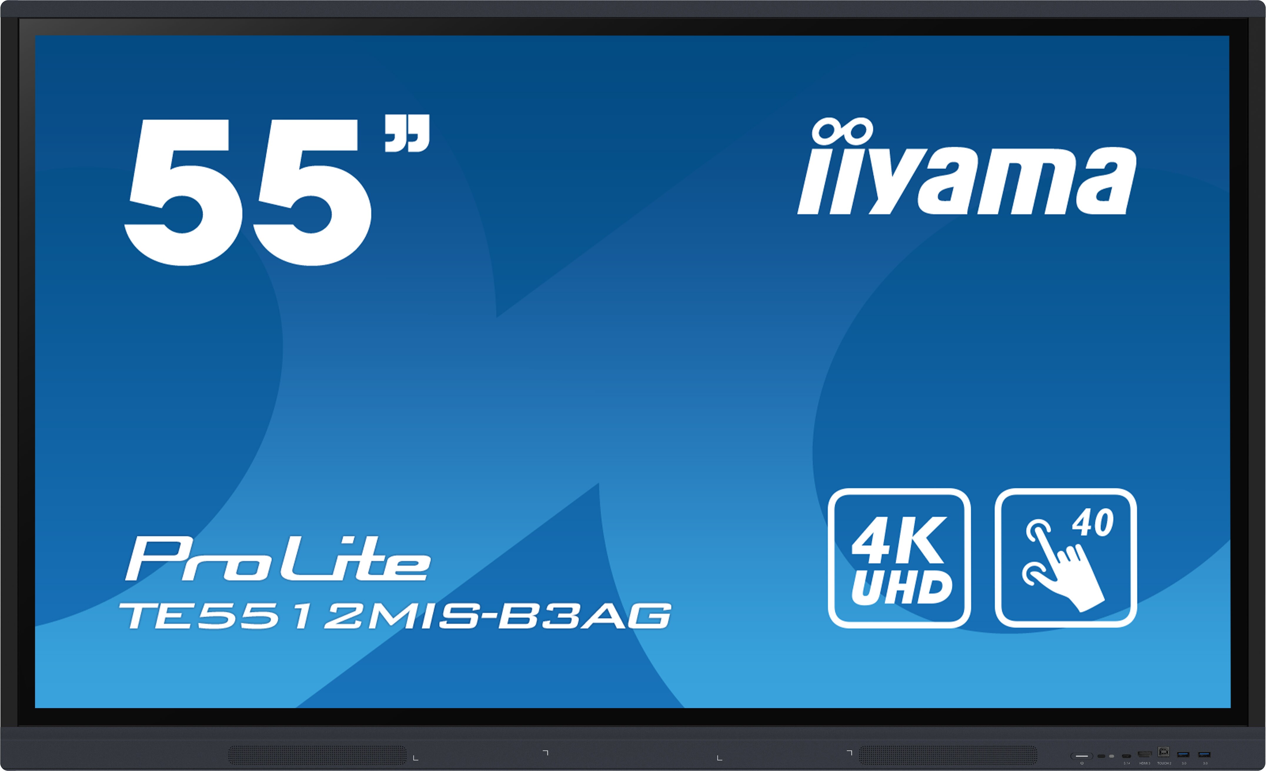 iiyama ProLite TE5512MIS-B3AG 138,8cm (55") 4K UHD Touch Monitor HDMI/VGA/USB-C