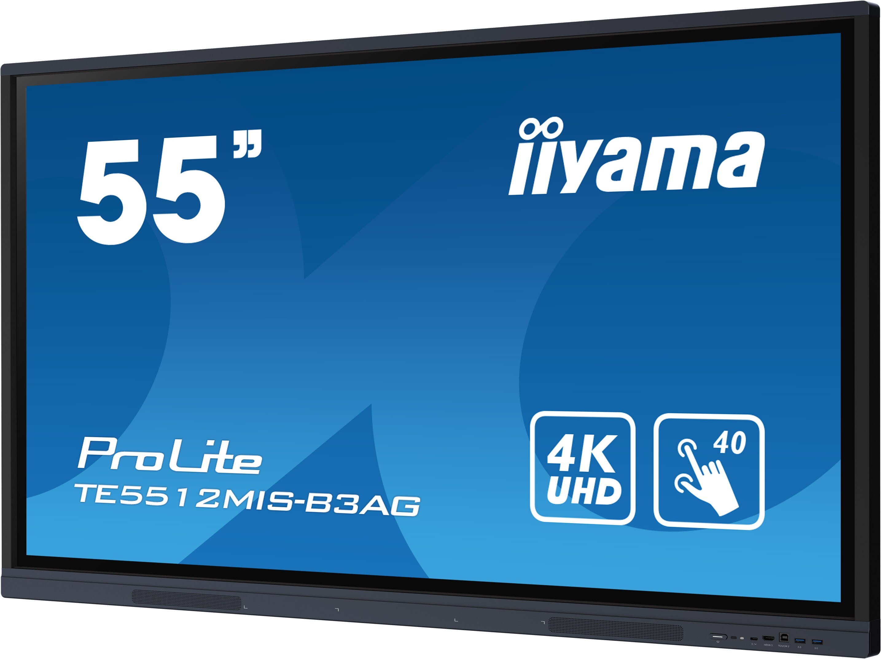 iiyama ProLite TE5512MIS-B3AG 138,8cm (55") 4K UHD Touch Monitor HDMI/VGA/USB-C