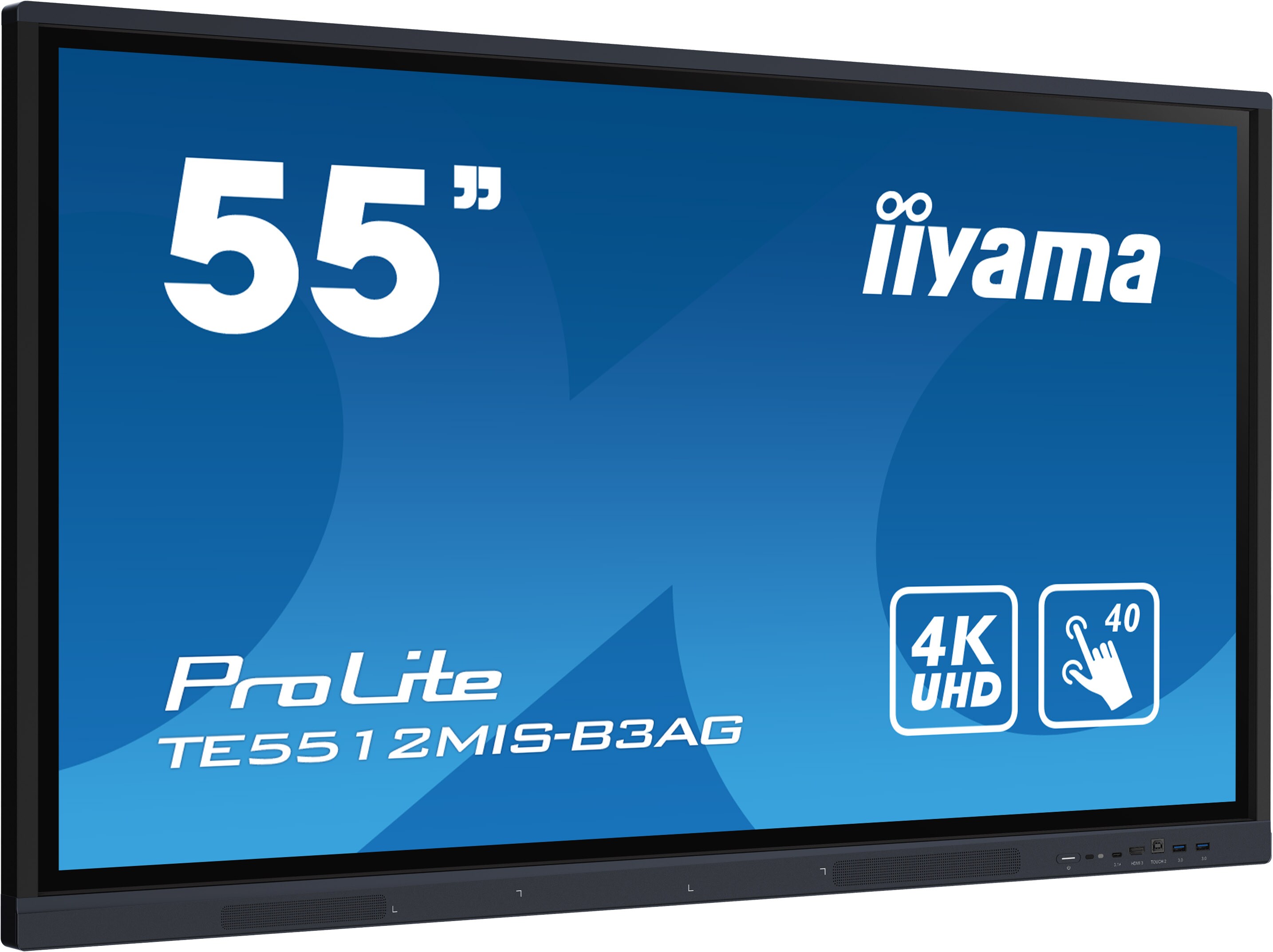 iiyama ProLite TE5512MIS-B3AG 138,8cm (55") 4K UHD Touch Monitor HDMI/VGA/USB-C