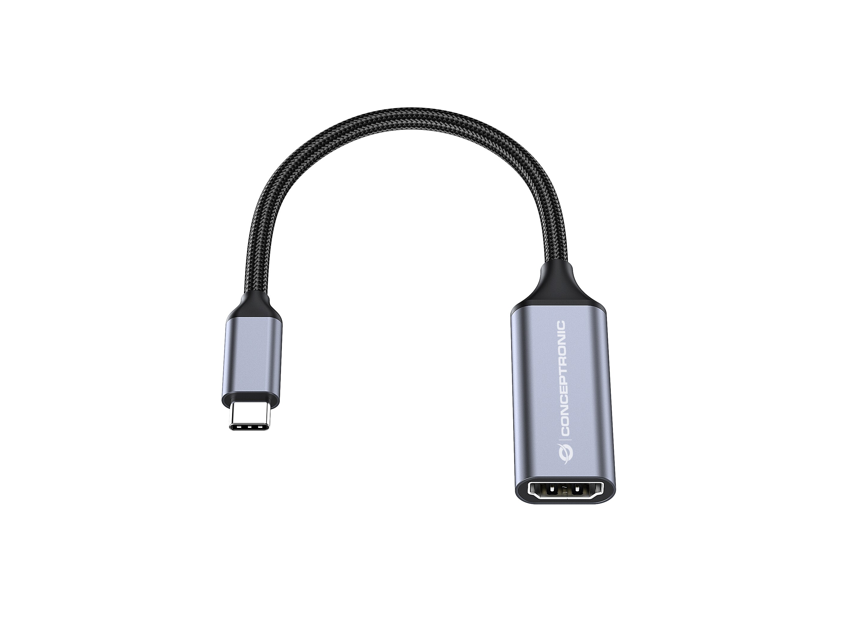 Conceptronic ABBY09G USB-C-zu-HDMI-Adapter, 4K 60Hz