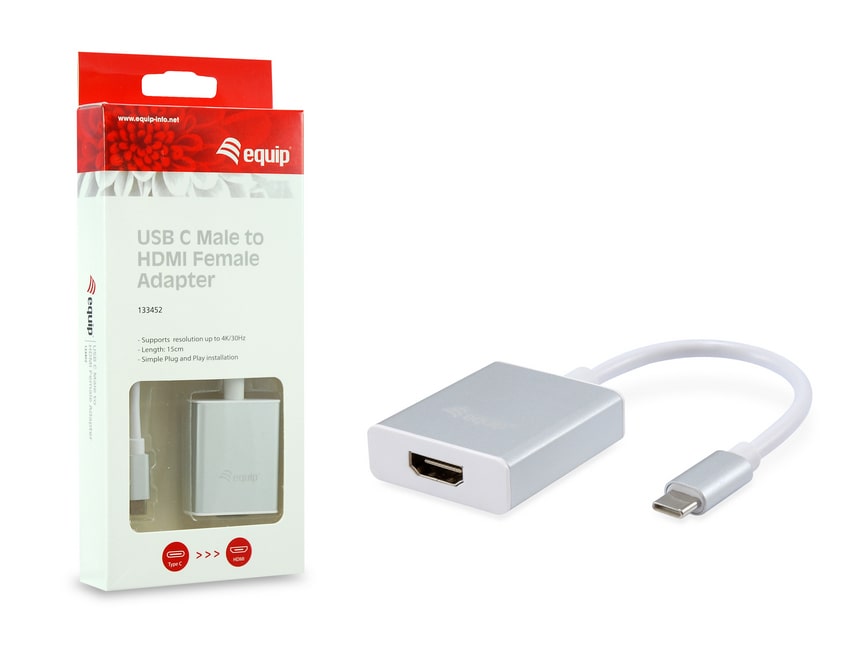 EQUIP 133452 USB Typ C auf HDMI Adapter