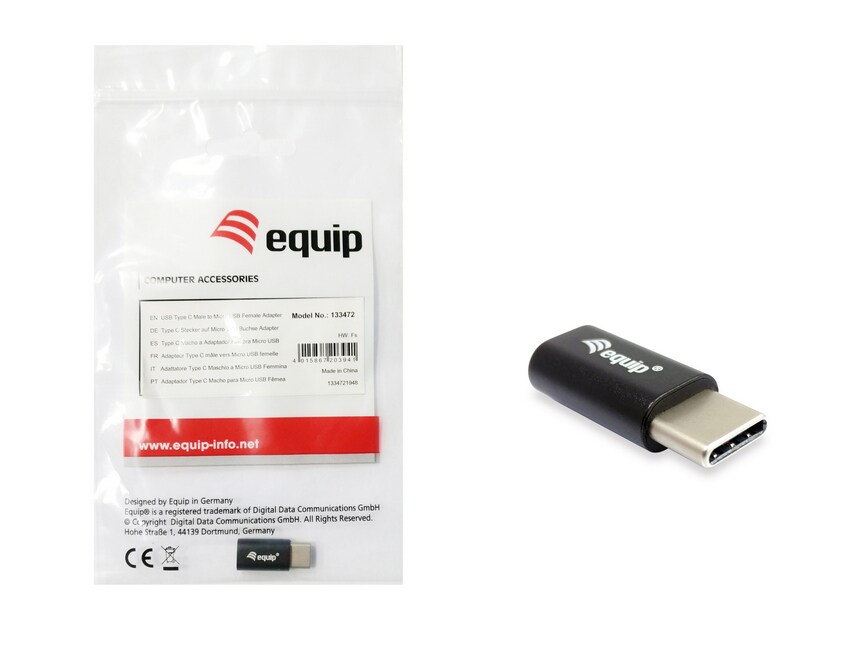 EQUIP 133472 USB-C auf Micro USB Adapter