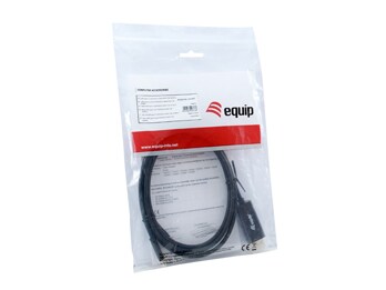 EQUIP 133468 USB Typ C auf DVI-D-Dual-Link Kabel Stecker auf Stecker, 1.8m