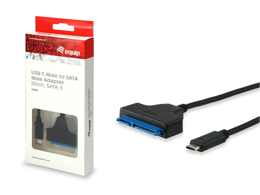 EQUIP 133456 USB-C auf SATA Kabel adapter