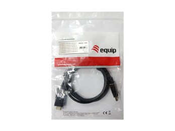 EQUIP 119390 DisplayPort auf HDMI Adapter kabel, 2.0m