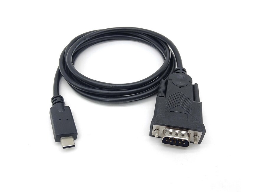 EQUIP 133392 USB-C auf Serial (DB9) Kabel, M/M, 1.5m