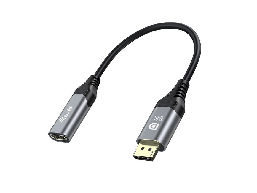 EQUIP 133446 DisplayPort 1.4 auf HDMI Adapter, 8K/60Hz