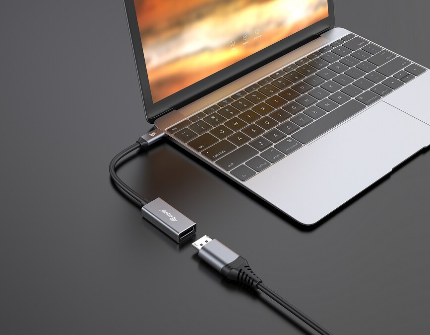 EQUIP 133493 USB-C auf DisplayPort 1.4 Adapter, 8K/30Hz